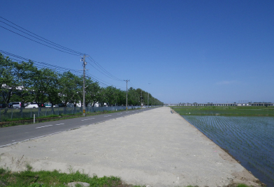 市道境堀線道路改良工事（大崎市発注）