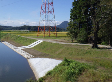 竹林川築堤護岸工事